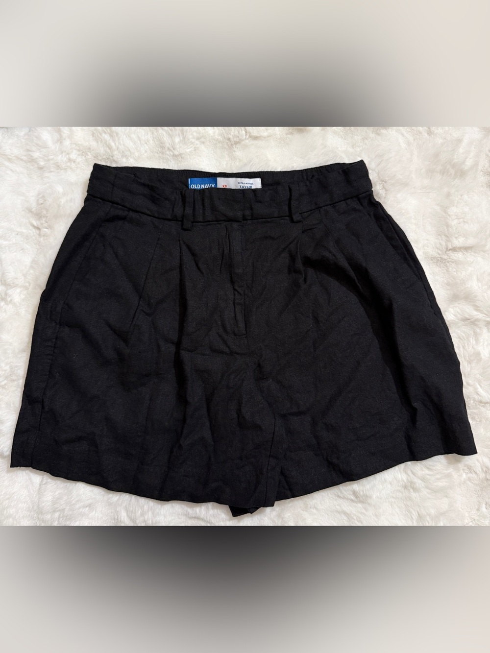Old Navy Extra High-Rise Taylor Black Shorts Size XS NWOT